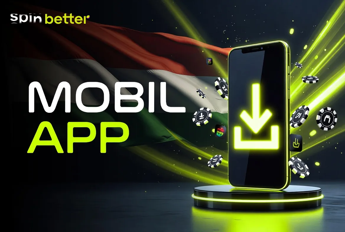 SpinBetter apk letöltési oldala mobilnézetben