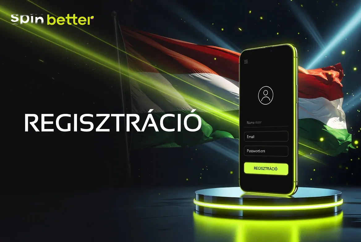 SpinBetter registration – számlanyitási űrlap a kaszinóban